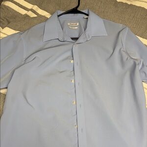 Haggar Men's Sky Blue Dress Shirt